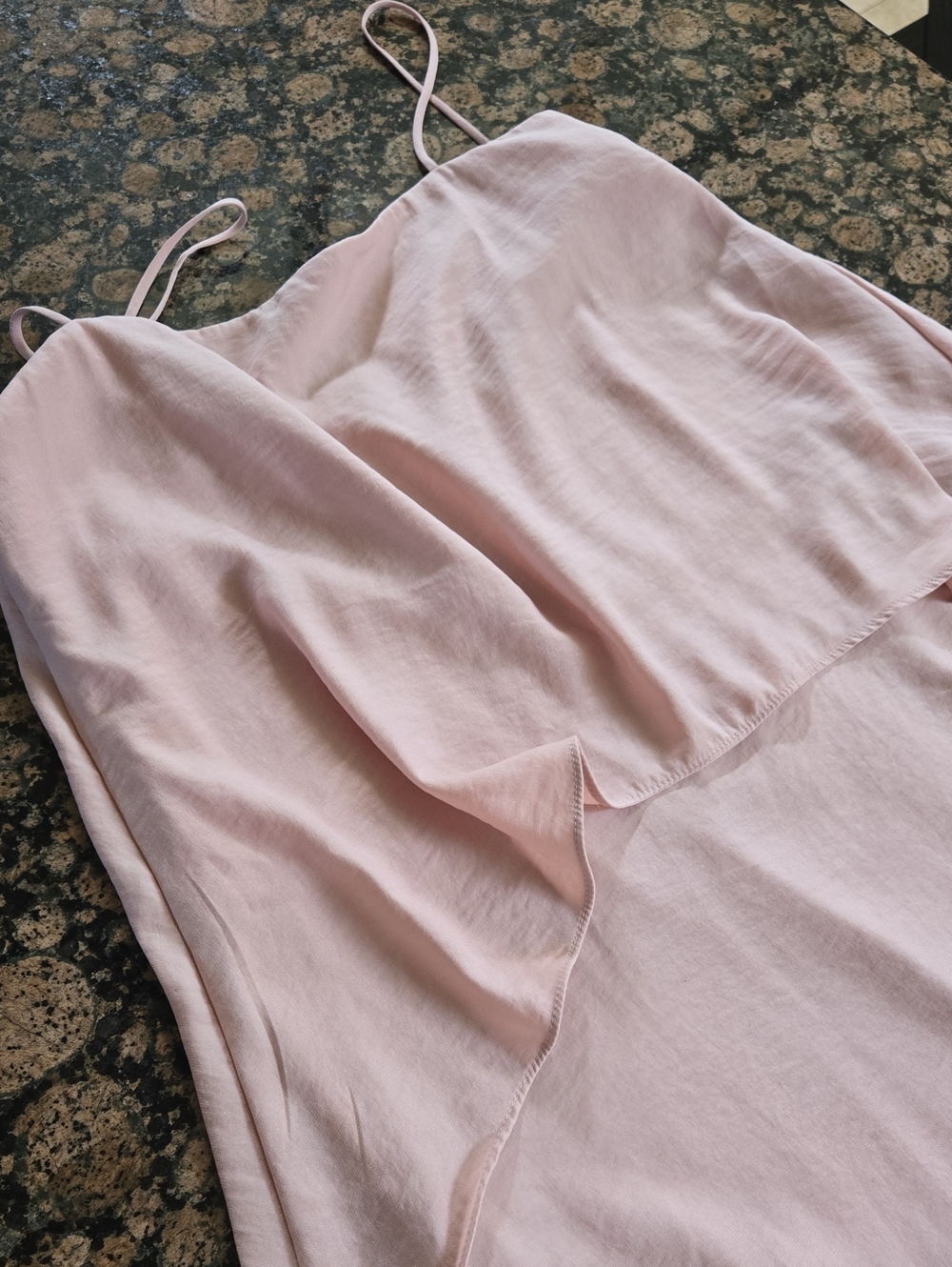 Light Pink Ruffle High-Low Dress - Picture 3 of 5